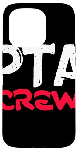 PTA Crew Distressed Statement Eltern Lehrer Gemeinschaft Hülle für iPhone 15 Pro von Schulteam Engagement Unterstützung PTA Crew