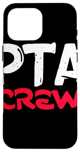 PTA Crew Distressed Statement Eltern Lehrer Gemeinschaft Hülle für iPhone 16 Pro Max von Schulteam Engagement Unterstützung PTA Crew