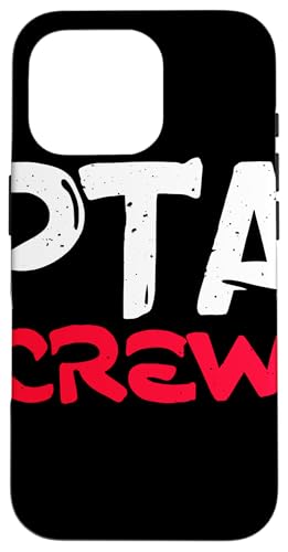 PTA Crew Distressed Statement Eltern Lehrer Gemeinschaft Hülle für iPhone 16 Pro von Schulteam Engagement Unterstützung PTA Crew