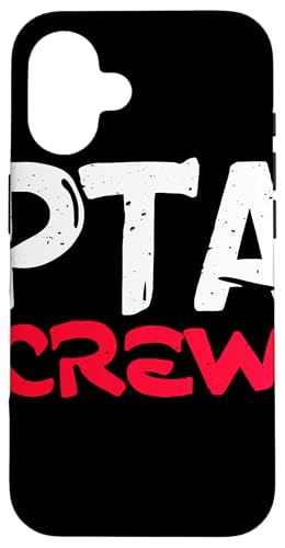 PTA Crew Distressed Statement Eltern Lehrer Gemeinschaft Hülle für iPhone 16 von Schulteam Engagement Unterstützung PTA Crew
