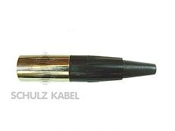 Schulz Kabel S 300 Mini-XLR-Kabelstecker, schwarz Schulz Kabel S 300 Mini-XLR-Kabelstecker, schwarz von Schulz Kabel