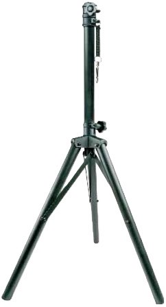 Aluminium Dreibeinstativ (150cm) für Satellitenantennen schwarz von Schwaiger