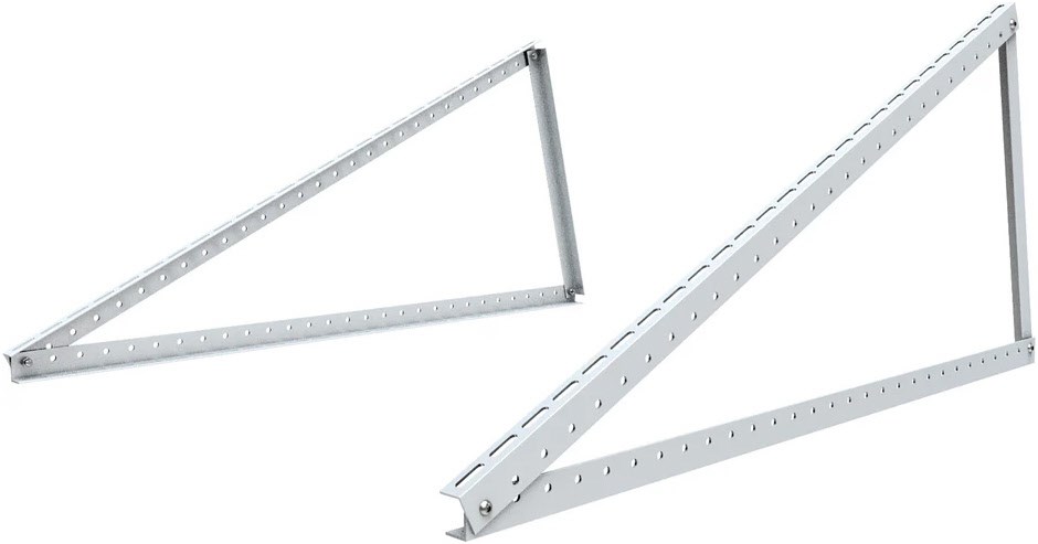 Aluminium Ständerwerk Set für Solarmodule silber Aluminium Ständerwerk Set für Solarmodule silber von Schwaiger