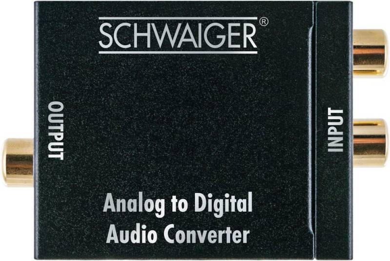 Audio Konverter Analog-Digital Wandler von Schwaiger