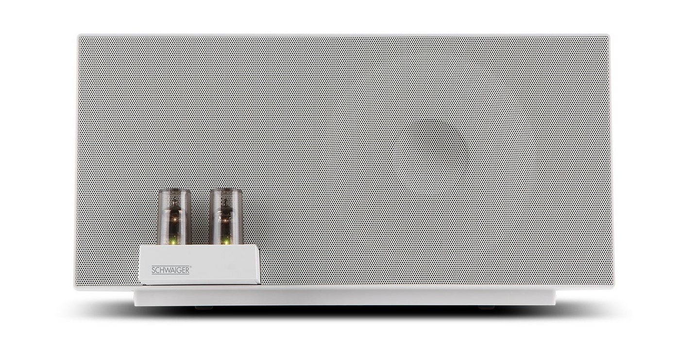 Schwaiger 658149 Subwoofer (USB, AUX, MM Phono, NFC, Bluetooth, 37 W) von Schwaiger