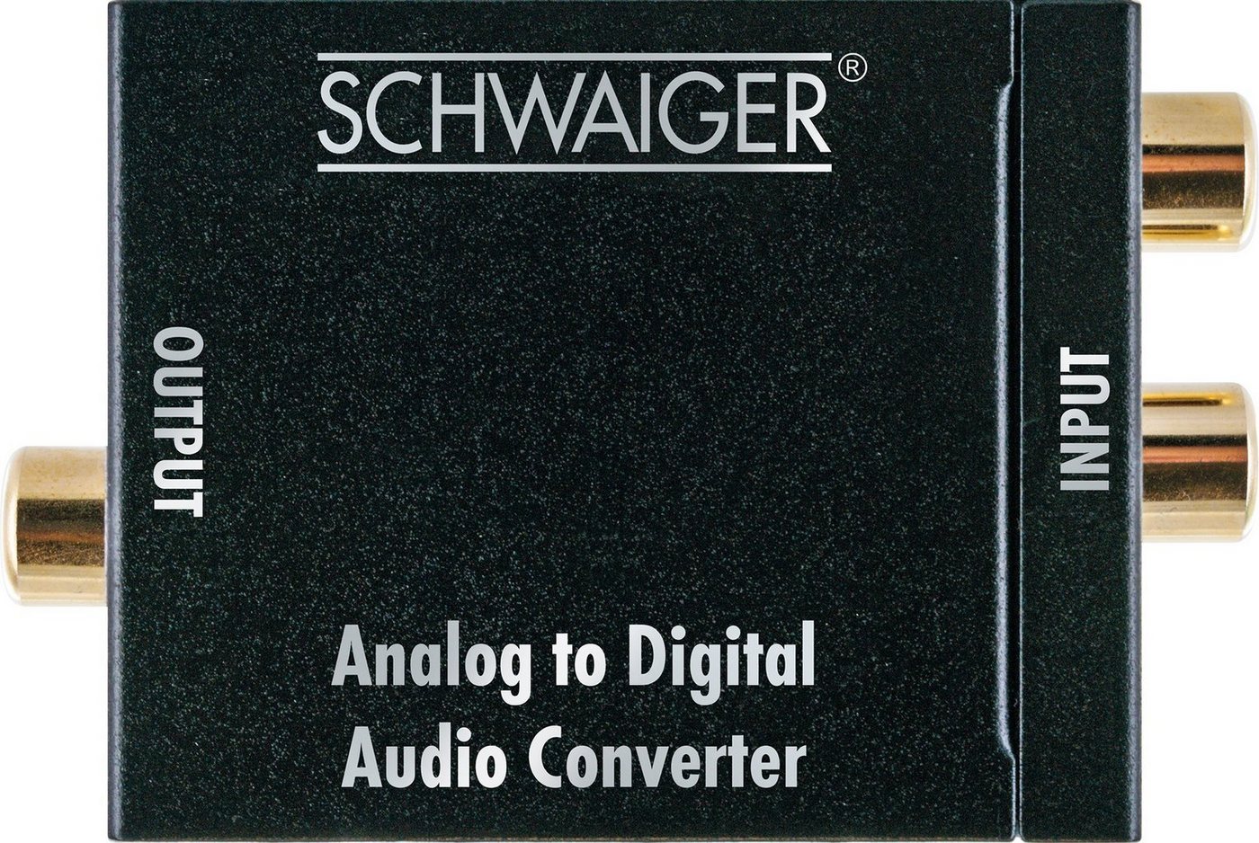 Schwaiger ADW100 513 Medienkonverter zu Koaxial Buchse, TOSLINK Buchse IN, CINCH Buchse, analoges Stereosignal zu digitales Audiosignal Schwaiger ADW100 513 Medienkonverter zu Koaxial Buchse, TOSLINK Buchse IN, CINCH Buchse, analoges Stereosignal zu digitales Audiosignal von Schwaiger