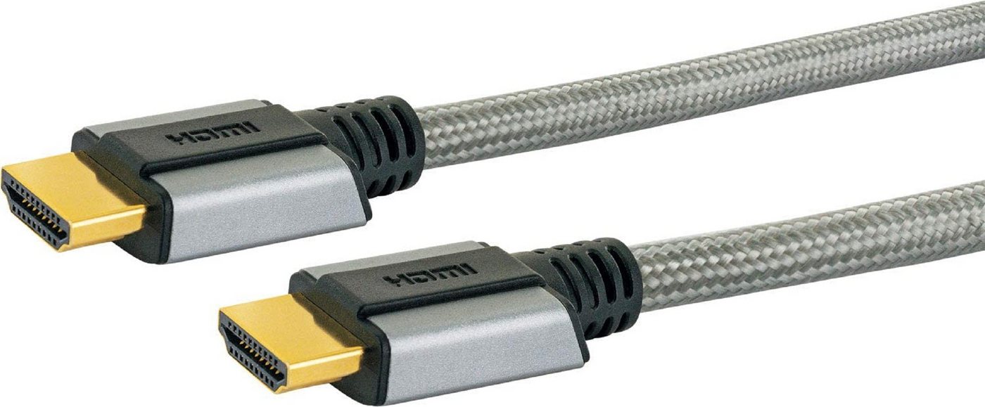 Schwaiger AINSTEIN High-Speed HDMI mit Ethernet HDMI > HDMI Stecker 1m HDMI-Kabel von Schwaiger