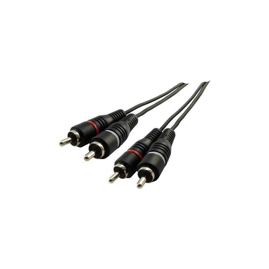 Schwaiger Audiokabel Cinch Audioverbindung 5,0m Schwarz Schwaiger Audiokabel Cinch Audioverbindung 5,0m Schwarz von Schwaiger