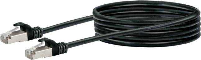 Schwaiger CAT6 Netzwerkkabel      , S/FTP, 2,5m, schwarz von Schwaiger