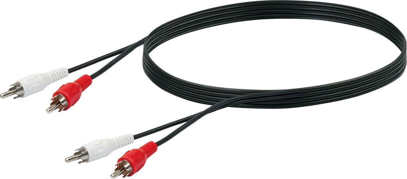 Schwaiger CIK015 053 Audio-Kabel, CINCH Stecker, (150 cm), mit Knickschutz von Schwaiger