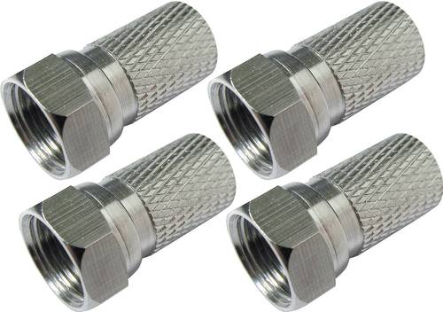 Schwaiger FST8004531 F-Stecker Anschlüsse: F-Stecker 4St. von Schwaiger