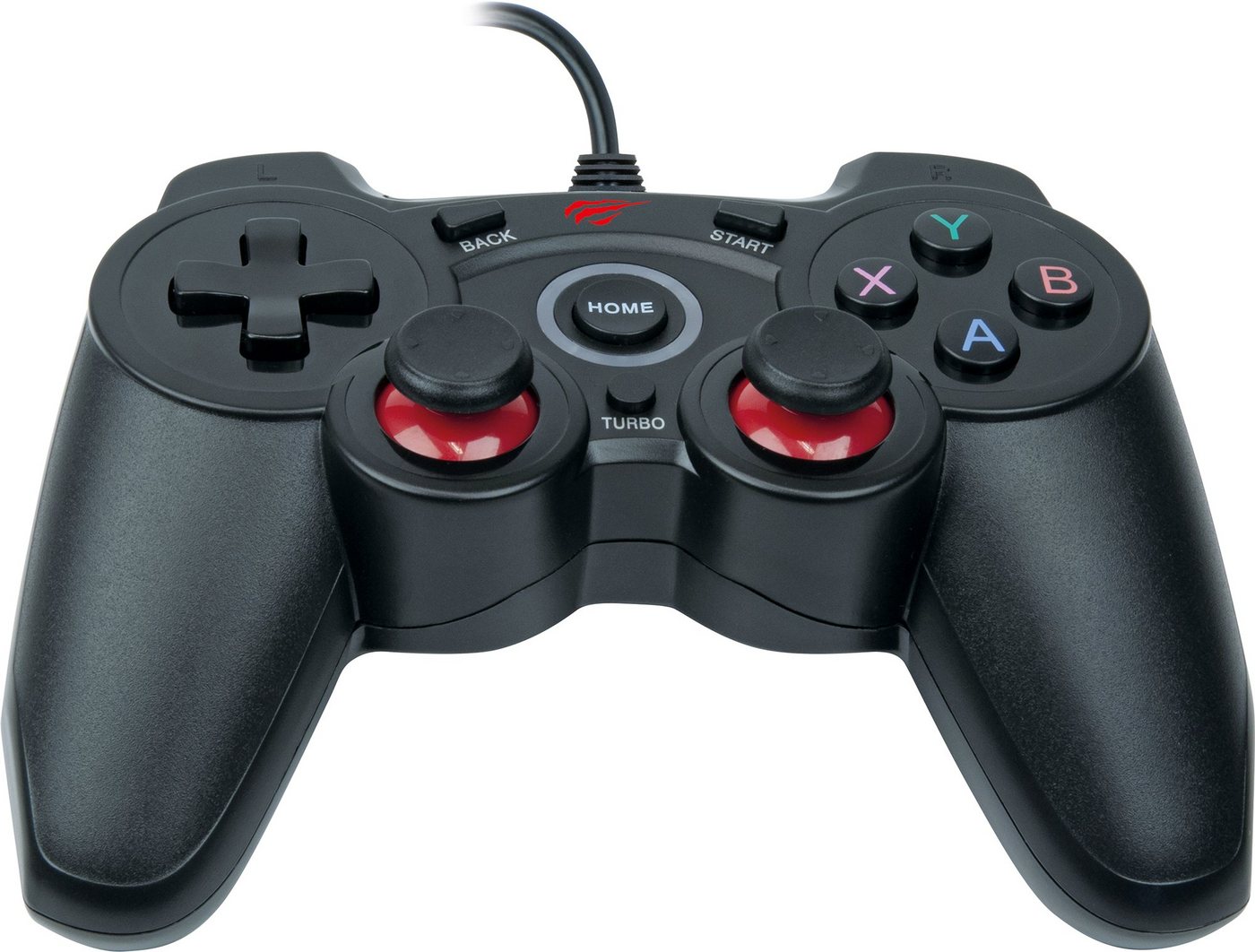Schwaiger GPC18 Gaming-Controller (Controller für PC, Playstation3 und Android-Plattformen, 1 St., Vibrationsfunktion, hochpräzise 360° Rundum-Joysticks) von Schwaiger