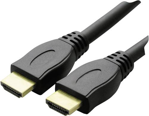 Schwaiger HDMI Anschlusskabel HDMI-A Stecker, HDMI-A Stecker 1.30m Schwarz HDM0130053 vergoldete Ste von Schwaiger