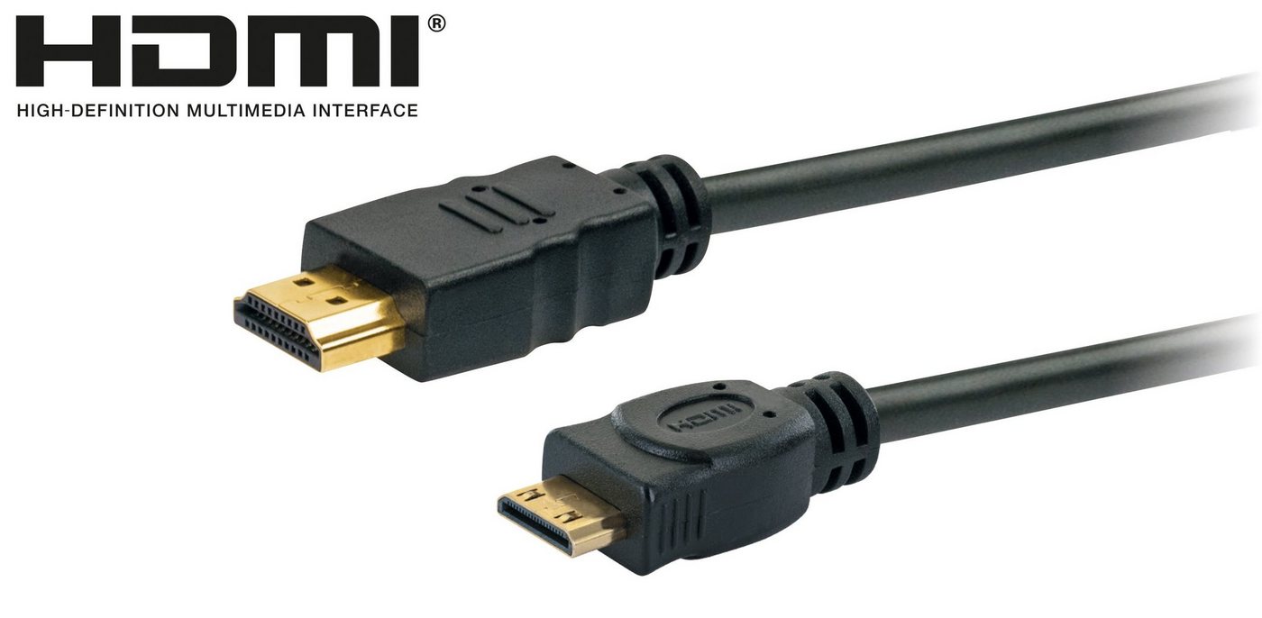 Schwaiger HDMM15 533 HDMI-Kabel, HDMI-Stecker, (150 cm), 3D tauglich von Schwaiger