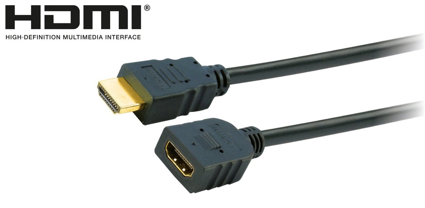 Schwaiger HDMV15 533 HDMI-Kabel, HDMI-Stecker, (150 cm) von Schwaiger