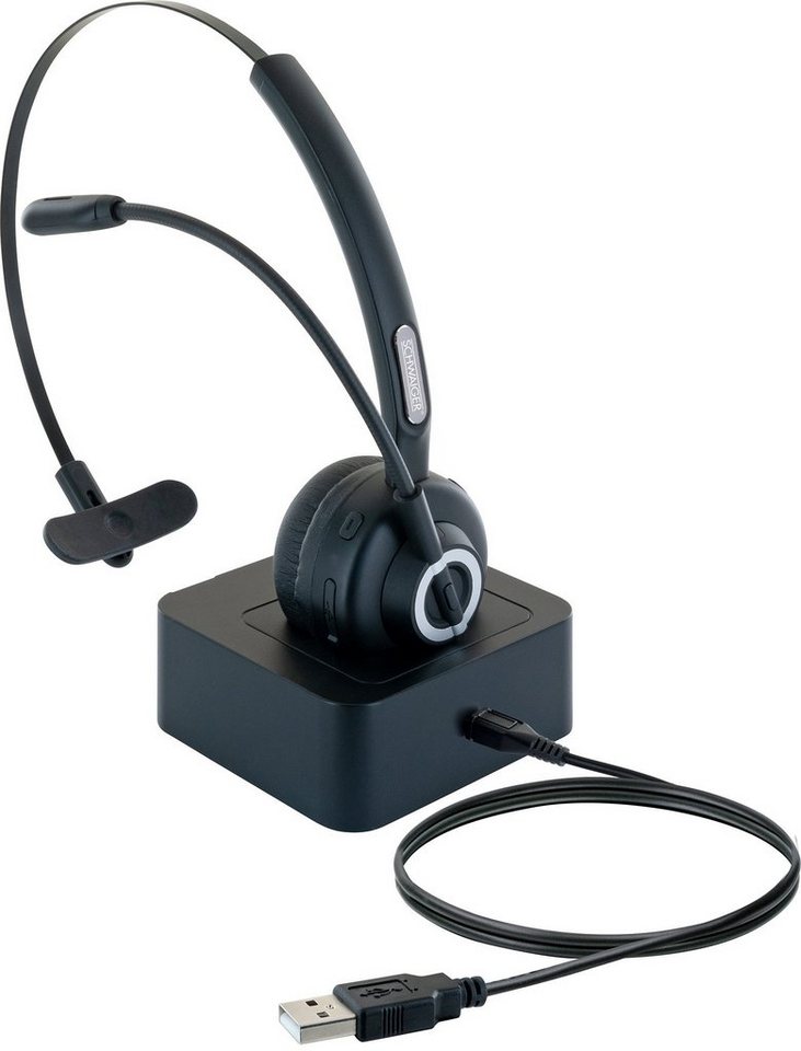 Schwaiger HS50 On-Ear-Kopfhörer (Bluetooth, Mit Ladestation) von Schwaiger