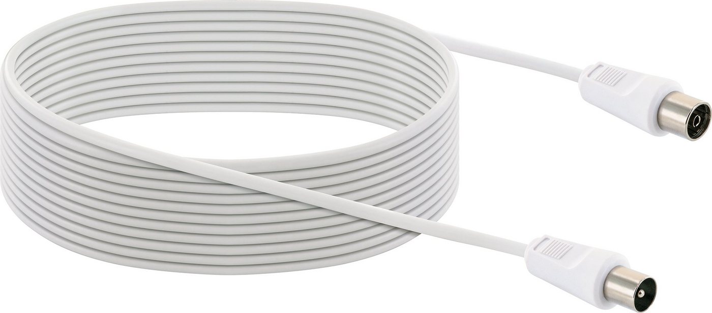 Schwaiger KDSKI100 532 TV-Kabel, IEC Stecker, (1000 cm), 3-fach geschirmt von Schwaiger