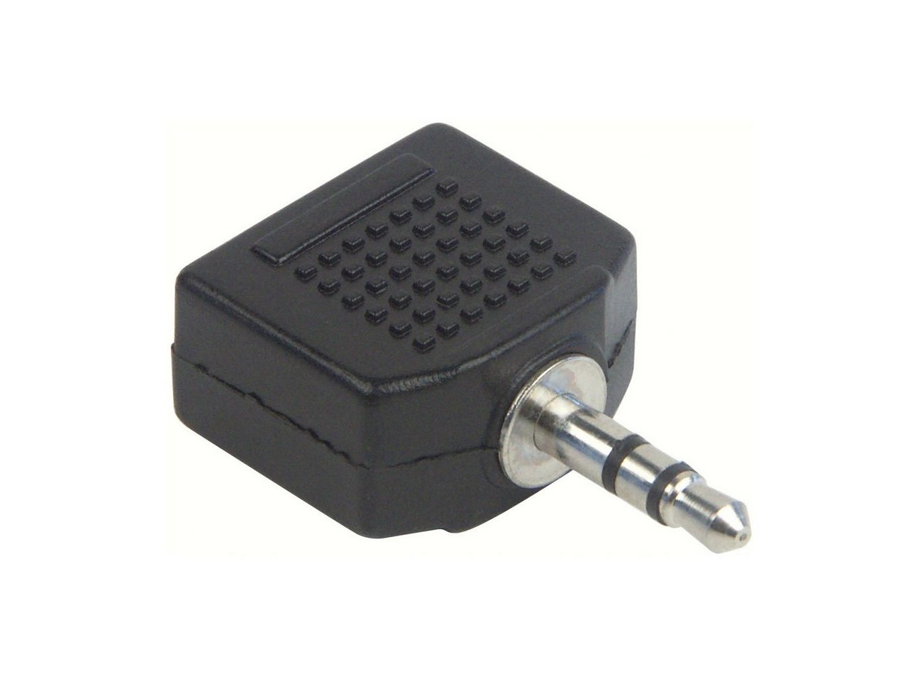Schwaiger KHA4080 533 Audio-Adapter 3,5mm Klinkenstecker zu 3,5mm Klinkenbuchse, zum Anschluss mehrerer Kopfhörer von Schwaiger