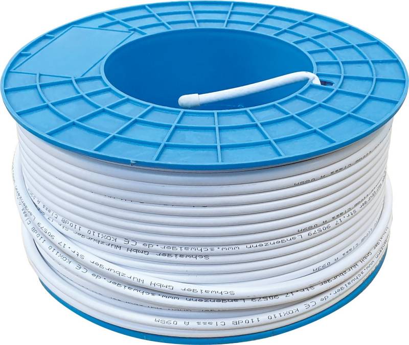 Schwaiger KOX110 100 SAT-Kabel, unkonfektioniert, (10000 cm), UV-beständig von Schwaiger