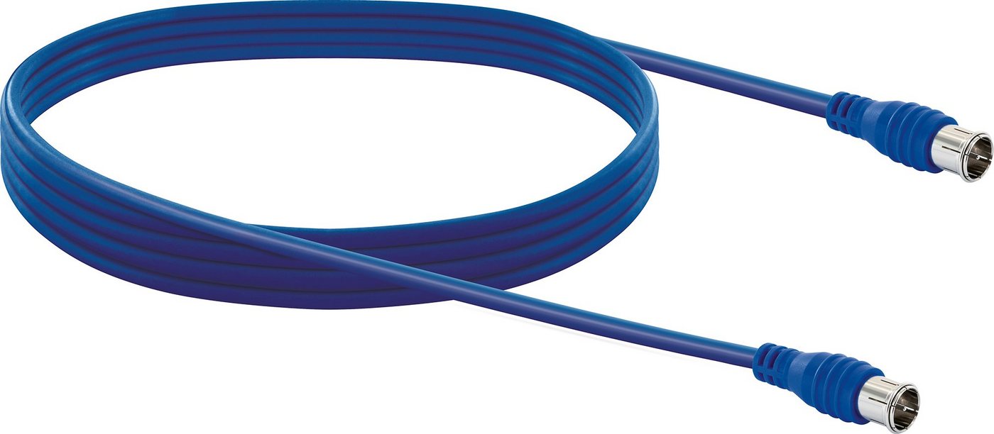 Schwaiger KVCF50 538 SAT-Kabel, F-Quick Stecker, (500 cm), 2-fach geschirmt von Schwaiger