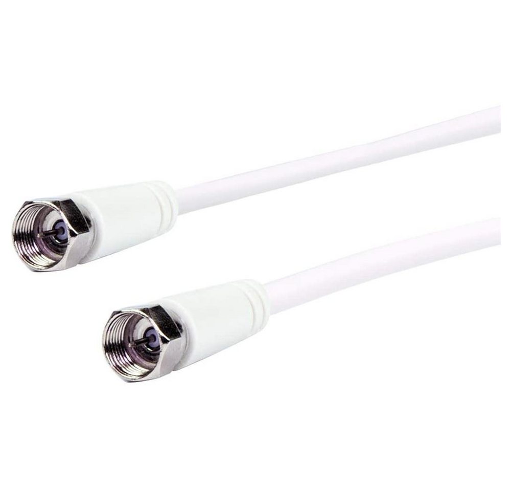 Schwaiger KVCHQ30532 SAT-Kabel, SAT Anschlusskabel, 90 dB, 3m, weiß, Kunststoff, F Stecker Schwaiger KVCHQ30532 SAT-Kabel, SAT Anschlusskabel, 90 dB, 3m, weiß, Kunststoff, F Stecker von Schwaiger