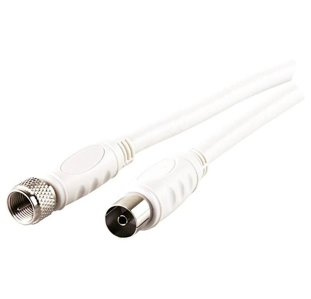 Schwaiger KVCKHQ193532 SAT/Antennen Adapterkabel SAT-Kabel, Anschlusskabel, 90 dB, F-Stecker an IEC Buchse, 3 m von Schwaiger