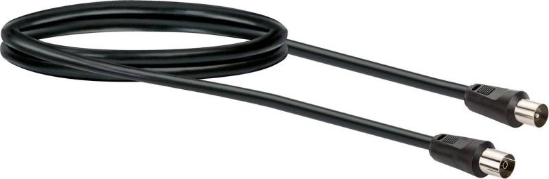 Schwaiger KVK15 533 SAT-Kabel, IEC Stecker, (150 cm), 2-fach geschirmt von Schwaiger