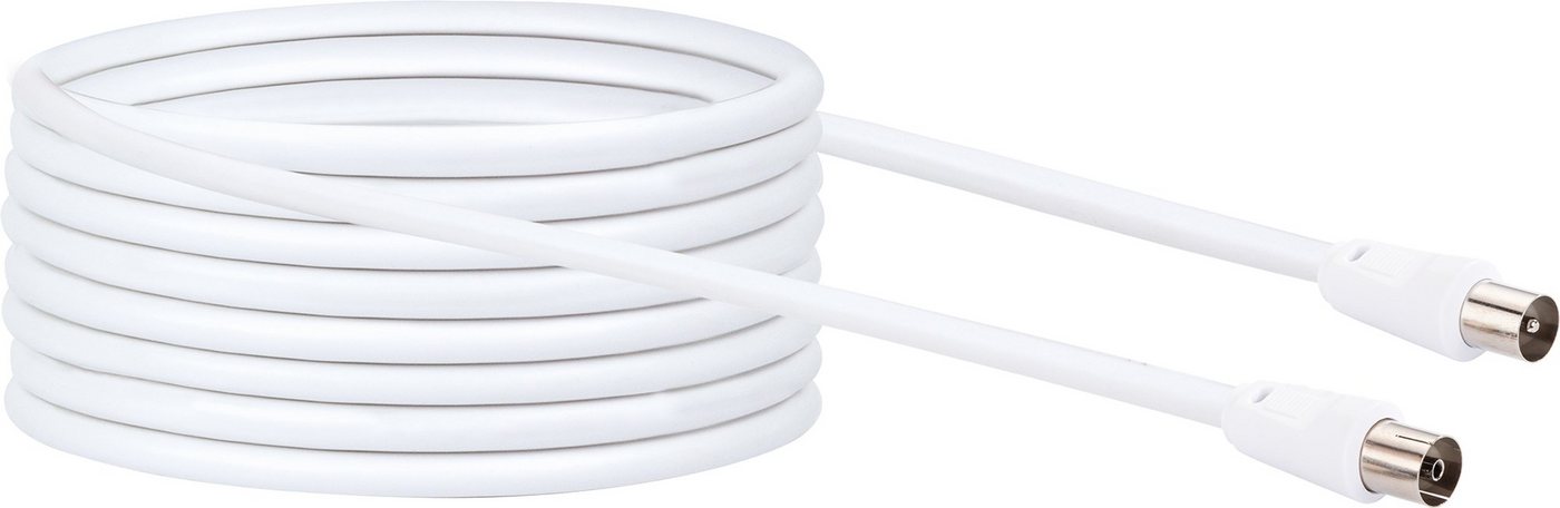 Schwaiger KVK75A 052 SAT-Kabel, IEC Stecker, (750 cm), 2-fach geschirmt von Schwaiger