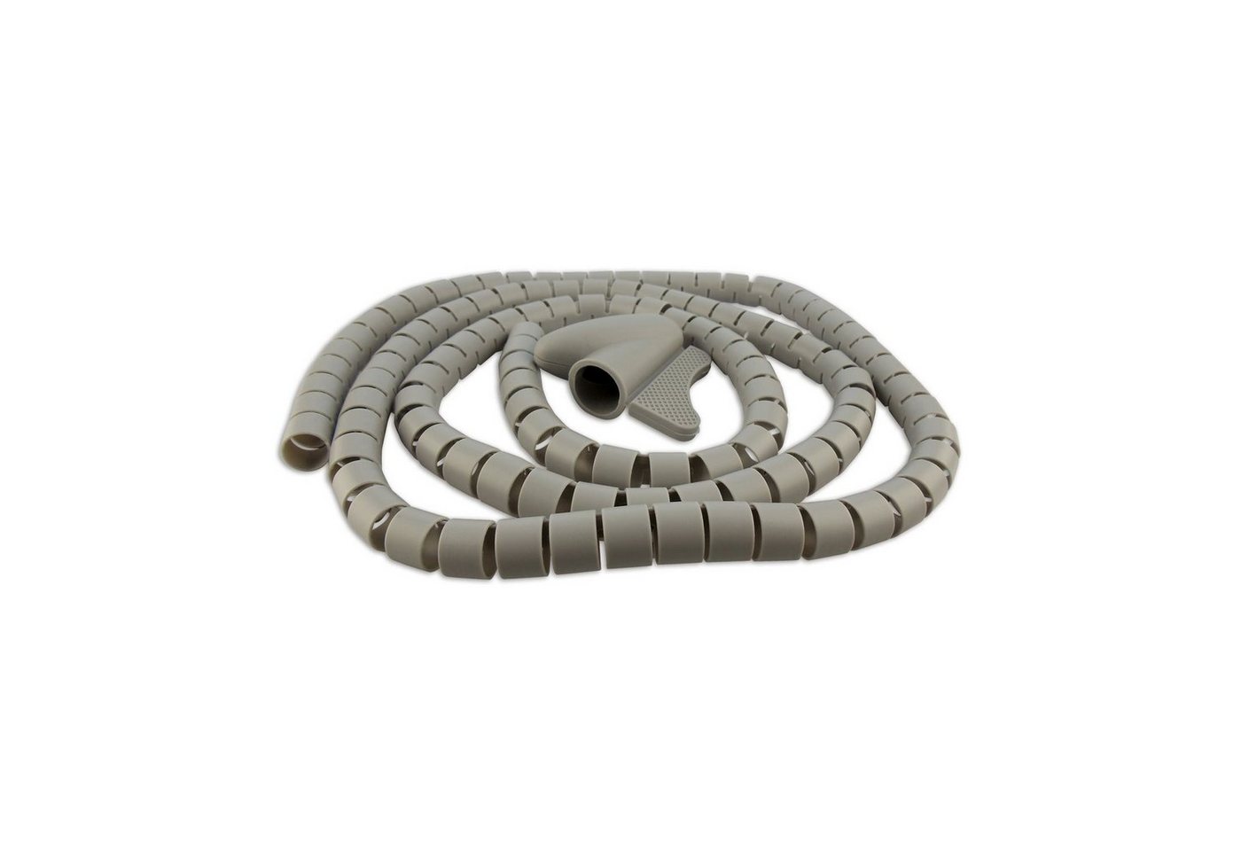 Schwaiger Kabelkanal KBSL28 041 (Kabelspiralschlauch, max. Durchmesser 28 mm), Hohe Flexibilität und Biegsamkeit von Schwaiger