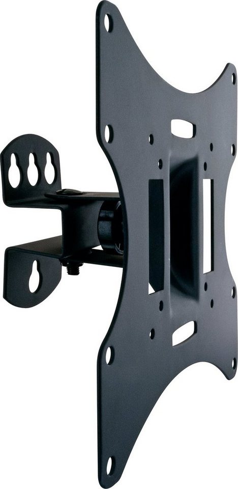 Schwaiger LWH030 011 TV-Wandhalterung, (bis 42 Zoll, neigbar, schwenkbar, bis 30kg, bis 200x200mm, schwarz) von Schwaiger