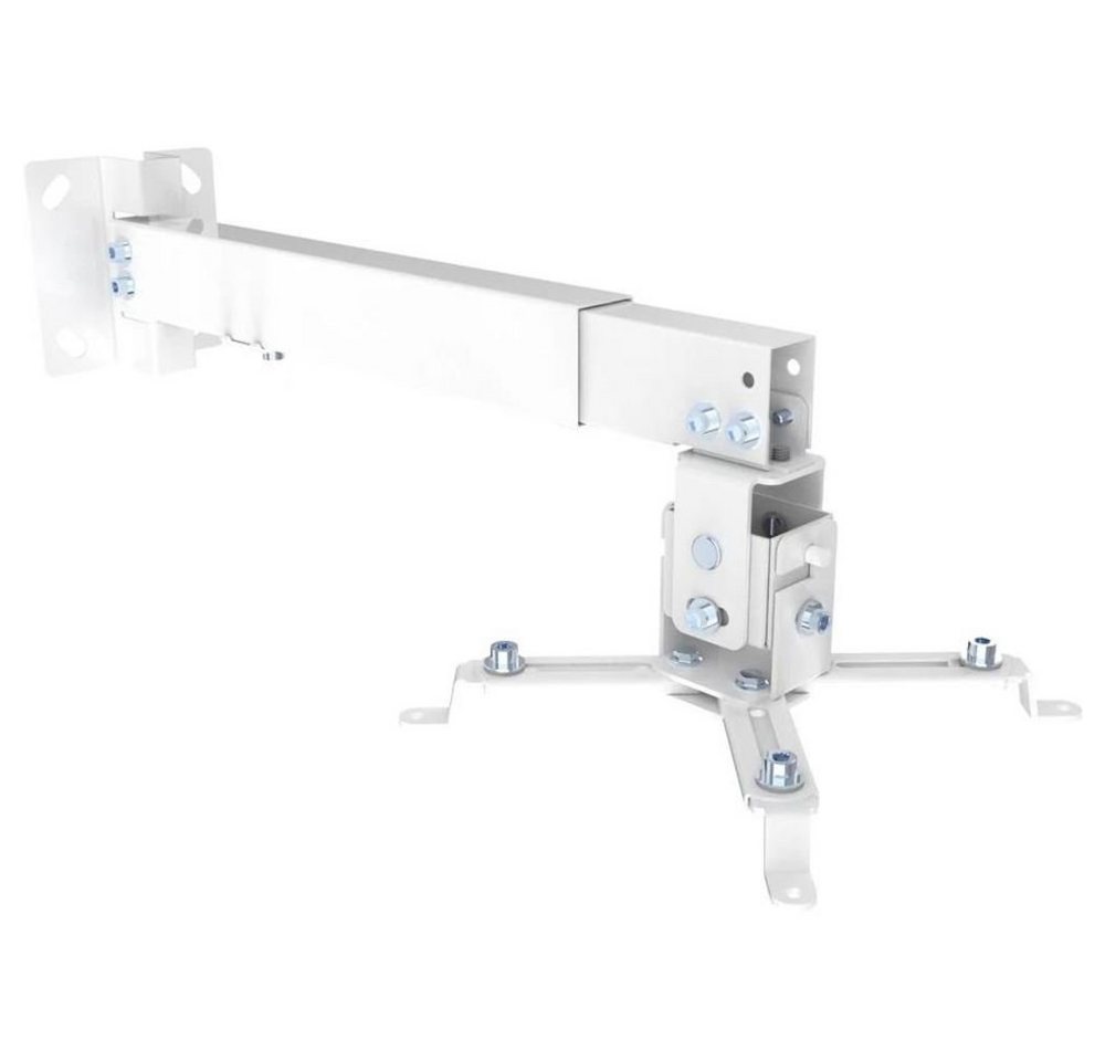 Schwaiger LWH310WD Beamer-Deckenhalterung, (bis 20 kg Wandhalterung Deckenhalter für Projektoren Beamer neigbar drehbar Weiß) von Schwaiger