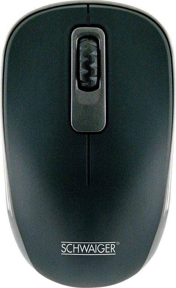 Schwaiger Maus Kabellos Bluetooth Mouse 1200dpi 2,4GHz Optische Funkmaus Maus (Bluetooth) von Schwaiger