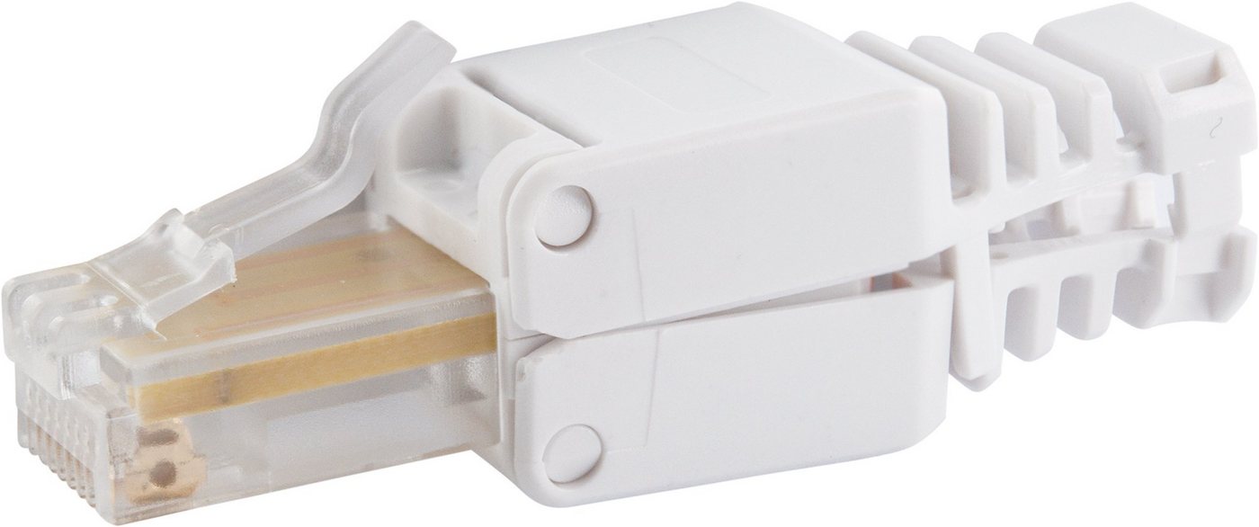 Schwaiger NWST32 532 Netzwerk-Adapter RJ45 Stecker, mit Kabelführung von Schwaiger