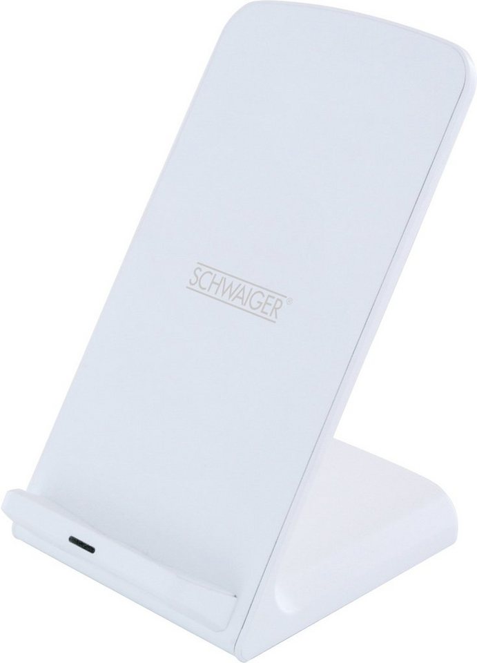 Schwaiger QLS10W 512 Wireless Charger (Ladestation, für ein komfortables kabelloses Laden, Multischutzsystem, Fremdkörpererkennung) von Schwaiger