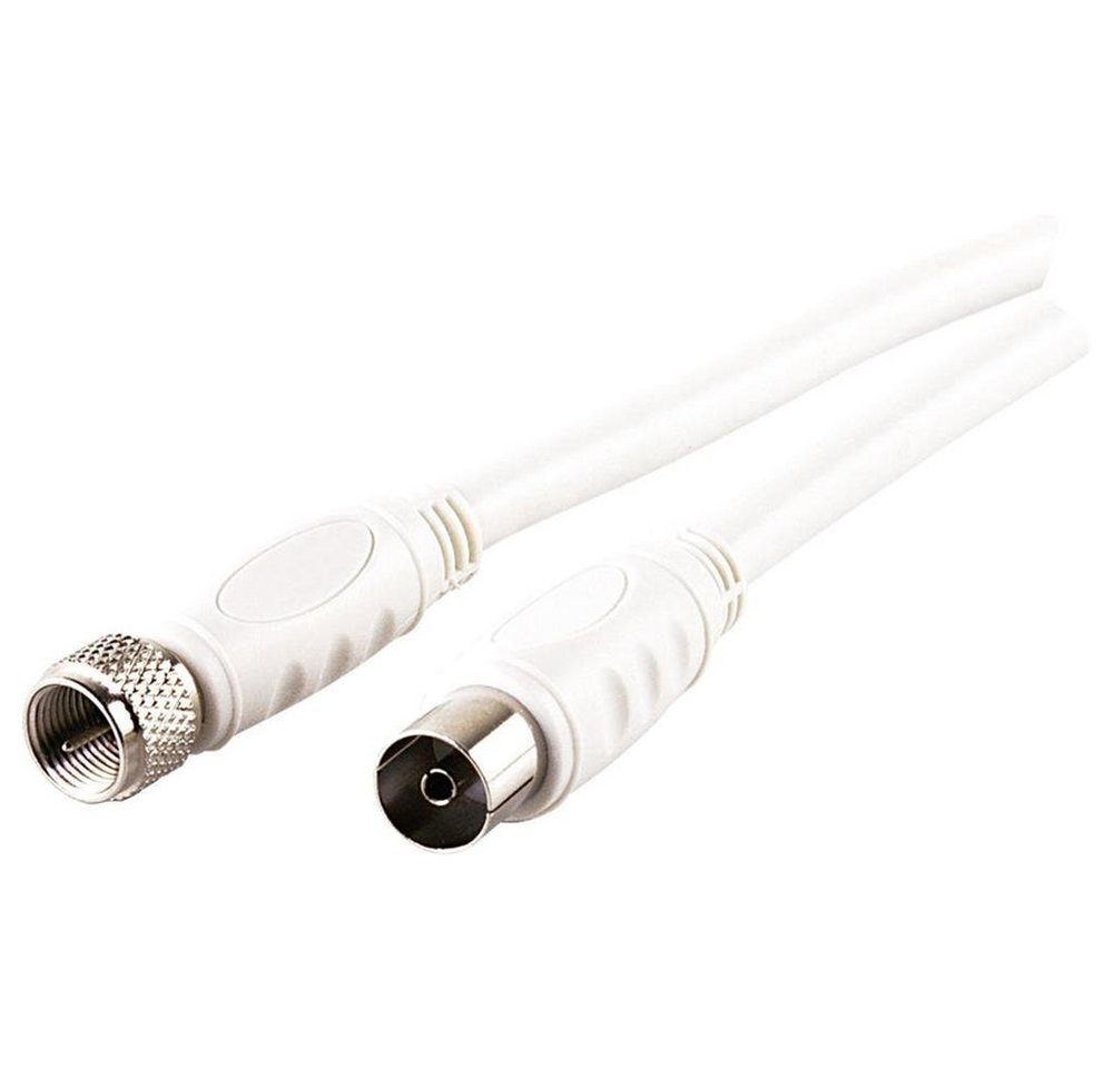 Schwaiger SAT Antennen Adapterkabel 90 dB SAT-Kabel, weiß, 1,5 m, 2-fach geschirmt, Bild- und Tonübertragung, Koaxialanschluss Schwaiger SAT Antennen Adapterkabel 90 dB SAT-Kabel, weiß, 1,5 m, 2-fach geschirmt, Bild- und Tonübertragung, Koaxialanschluss von Schwaiger