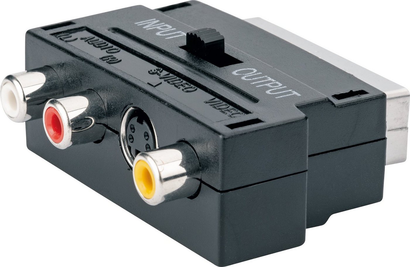 Schwaiger SCA7320 531 Audio- & Video-Adapter SCART Stecker zu CINCH Buchse, S-VHS Buchse, für Bild- und Tonübertragung Schwaiger SCA7320 531 Audio- & Video-Adapter SCART Stecker zu CINCH Buchse, S-VHS Buchse, für Bild- und Tonübertragung von Schwaiger