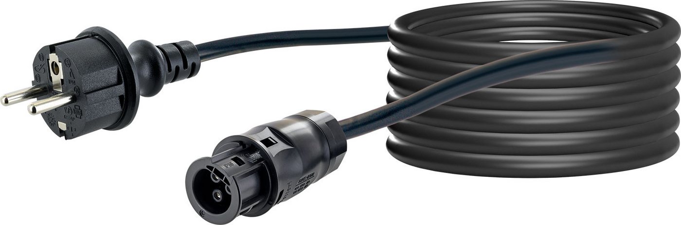 Schwaiger SOSB1000 Solarkabel, Haushaltsstecker, Betteri (1000 cm) von Schwaiger