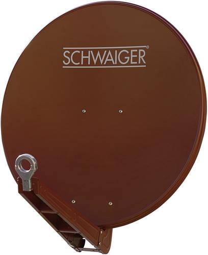 Schwaiger SPI075 SAT Antenne 75cm Reflektormaterial: Aluminium Rot (metallic) von Schwaiger