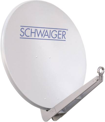 Schwaiger SPI085 SAT Antenne 85cm Reflektormaterial: Aluminium Hellgrau von Schwaiger