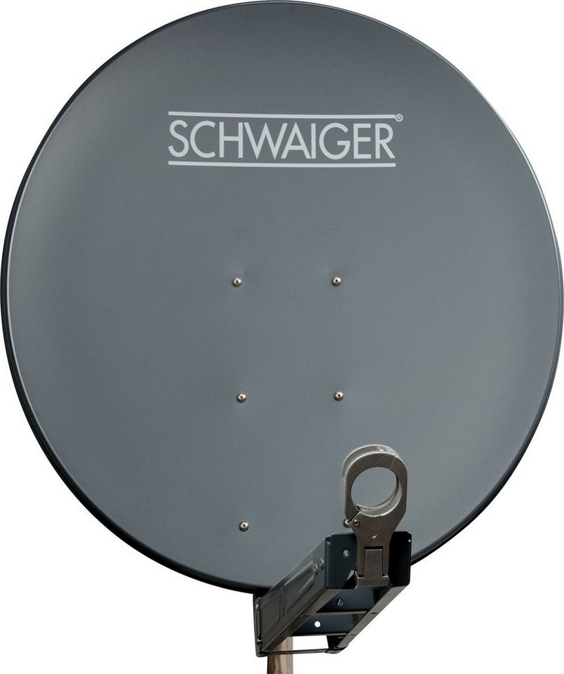 Schwaiger SPI085PA 011 Sat-Spiegel (85 cm, Aluminium, anthrazit) von Schwaiger