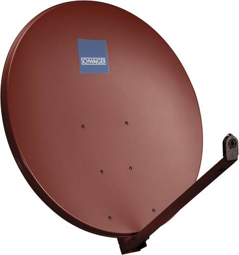 Schwaiger SPI1000.2 SAT Antenne 97cm Reflektormaterial: Aluminium Ziegel-Rot von Schwaiger