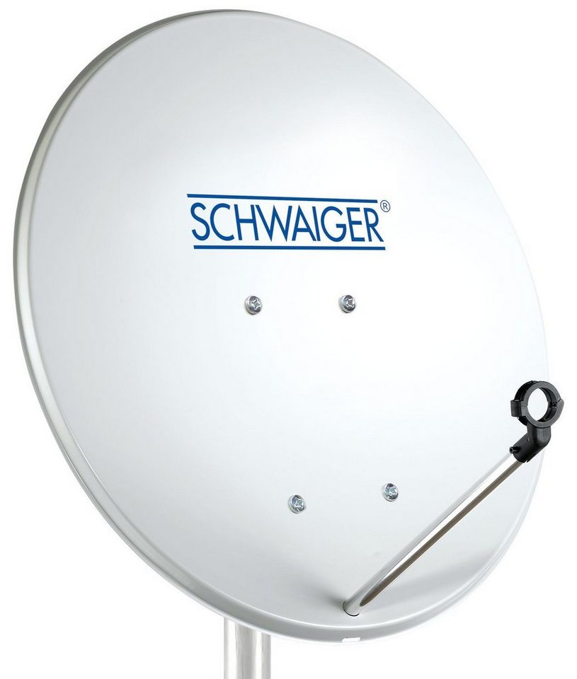 Schwaiger SPI440.0 Sat-Spiegel (42 cm, Stahl, hellgrau) von Schwaiger