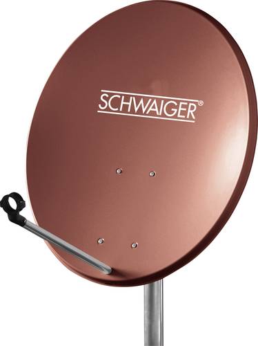 Schwaiger SPI550.2 SAT Antenne 60cm Reflektormaterial: Stahl Ziegel-Rot von Schwaiger