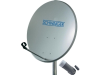 SCHWAIGER SAT Anlage 60 cm 1 Teilnehmer Single-LNB Hellgrau SCHWAIGER SAT Anlage 60 cm 1 Teilnehmer Single-LNB Hellgrau von Schwaiger
