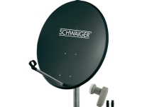 SCHWAIGER SAT Anlage 60 cm 2 Teilnehmer Twin-LNB Anthrazit SCHWAIGER SAT Anlage 60 cm 2 Teilnehmer Twin-LNB Anthrazit von Schwaiger