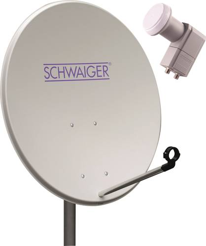 Schwaiger SPI993011 SAT-Anlage ohne Receiver Teilnehmer-Anzahl: 2 80cm von Schwaiger