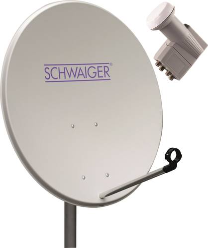 Schwaiger SPI994011 SAT-Anlage ohne Receiver Teilnehmer-Anzahl: 4 80cm von Schwaiger