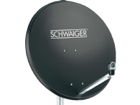Schwaiger SPI996, 10,7 - 12,75 GHz, 38,5 dBi, Anthrazit, Aluminium, Kunststoff, Stahl, 75 cm, 745 mm von Schwaiger