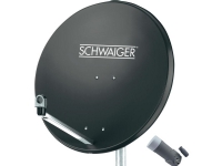 SCHWAIGER SAT Anlage 80 cm 1 Teilnehmer Single-LNB Anthrazit SCHWAIGER SAT Anlage 80 cm 1 Teilnehmer Single-LNB Anthrazit von Schwaiger