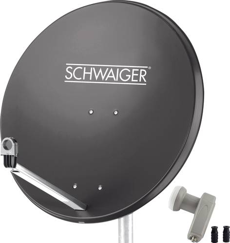 Schwaiger SPI9961SET2 SAT-Anlage ohne Receiver Teilnehmer-Anzahl: 2 80cm von Schwaiger